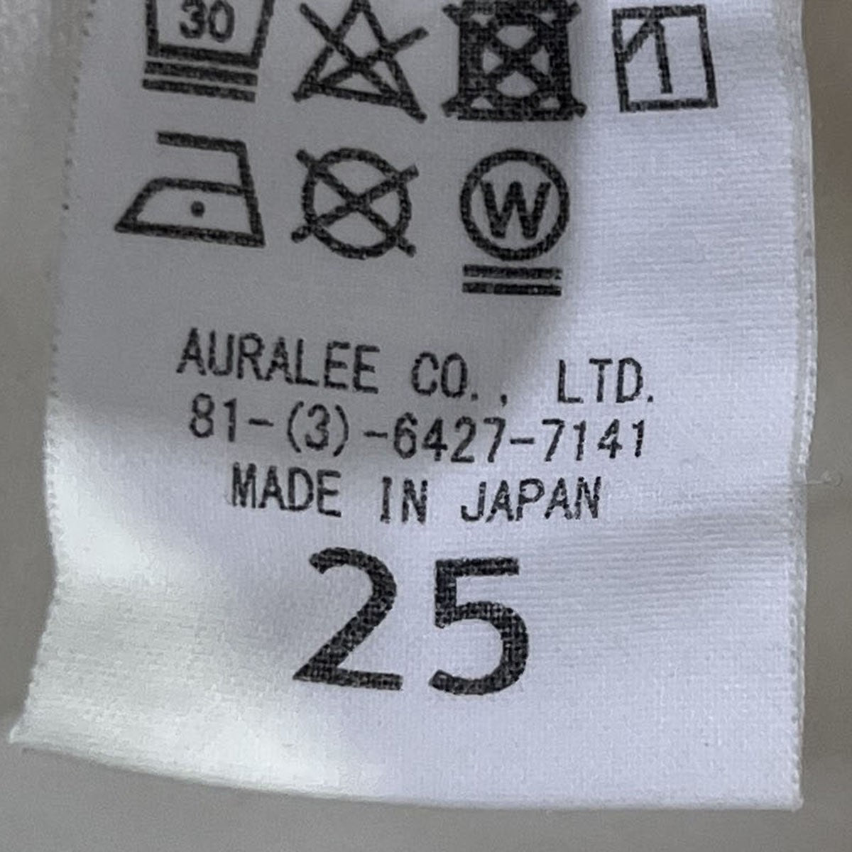 AURALEE HARD TWIST DENIM HAND PAINTED 5P PANTSA20AP03DP 古着・中古-8枚目のアイテム画像