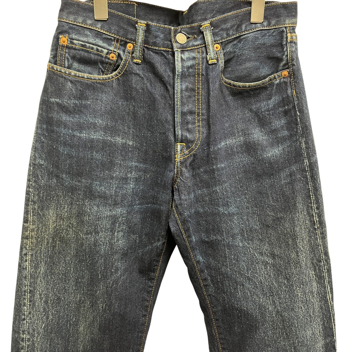 Y’s for men yohji yamamoto MAGIC WASH加工インディゴパンツ 古着・中古-3枚目のアイテム画像