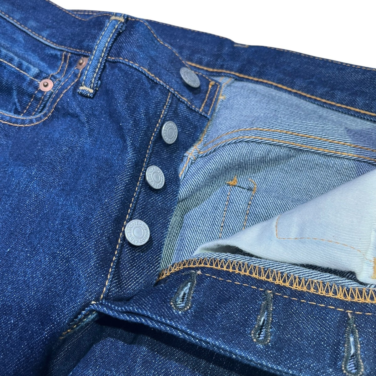 Y’s for men yohji yamamoto MAGIC WASH加工インディゴパンツ 古着・中古-5枚目のアイテム画像