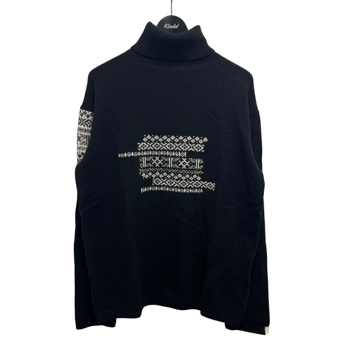 Yohji Yamamoto pour homme ノルディックタートルネックセーターHZ-K03-190 古着・中古-1枚目のアイテム画像
