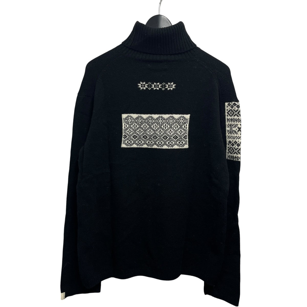 Yohji Yamamoto pour homme ノルディックタートルネックセーターHZ-K03-190 古着・中古-2枚目のアイテム画像