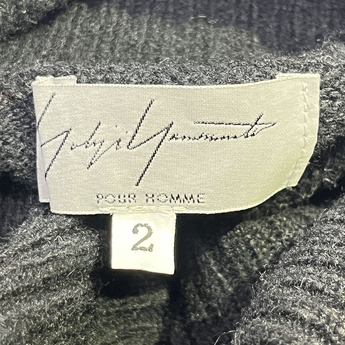 Yohji Yamamoto pour homme ノルディックタートルネックセーターHZ-K03-190 古着・中古-3枚目のアイテム画像