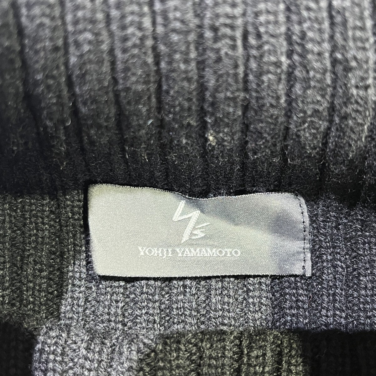 Y’S for men ウールリブタートルニットセーターMK-K39-187 古着・中古-4枚目のアイテム画像