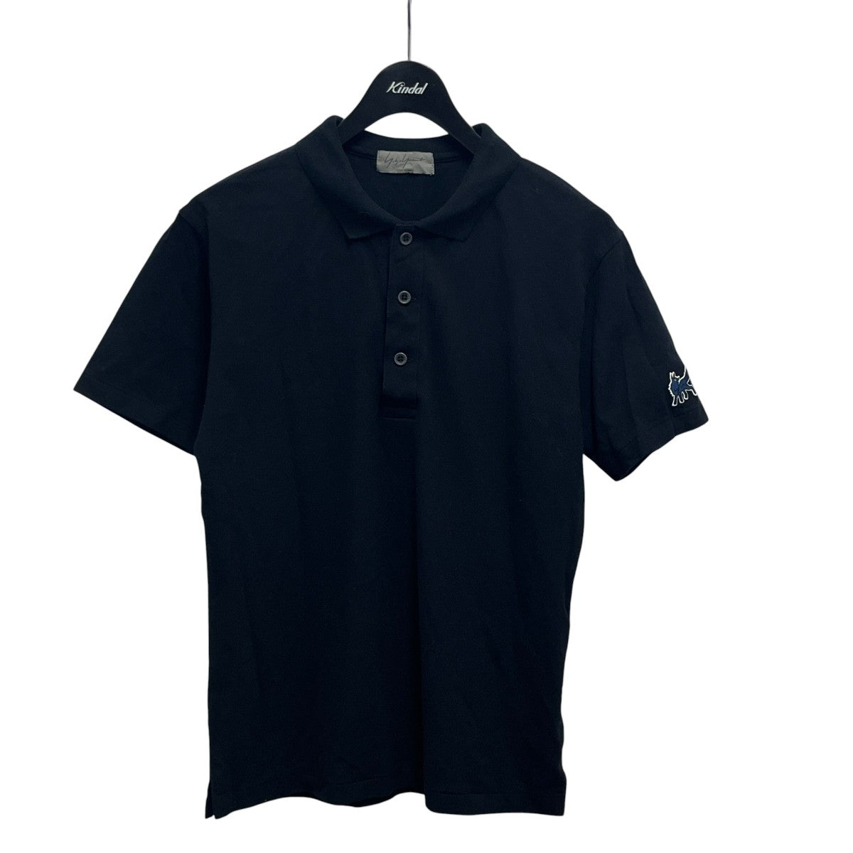 Yohji Yamamoto pour homme 染め加工ウルフ半袖シャツポロシャツH0-T06-077 古着・中古-1枚目のアイテム画像