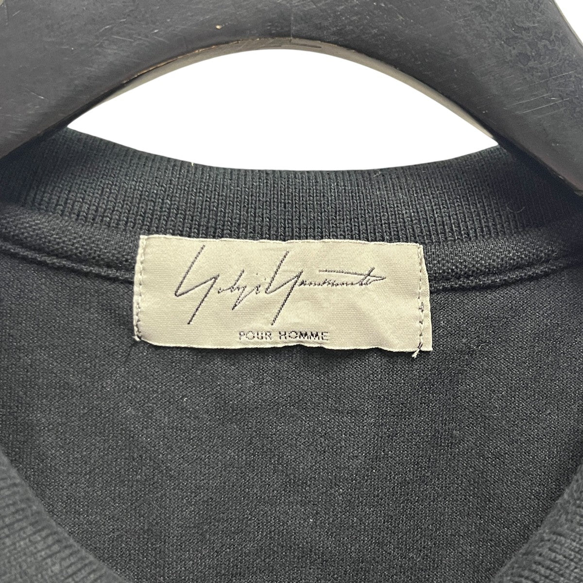 Yohji Yamamoto pour homme 染め加工ウルフ半袖シャツポロシャツH0-T06-077 古着・中古-4枚目のアイテム画像