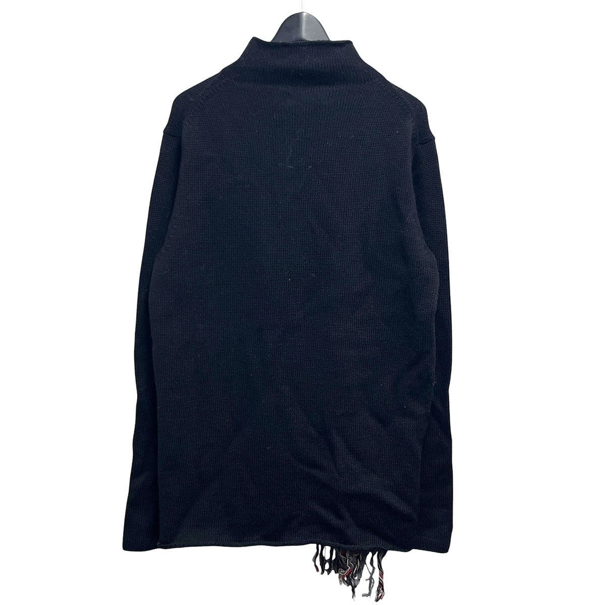 Yohji Yamamoto pour homme タータンチェックウールセーターセーターHE-K40-183 古着・中古-2枚目のアイテム画像