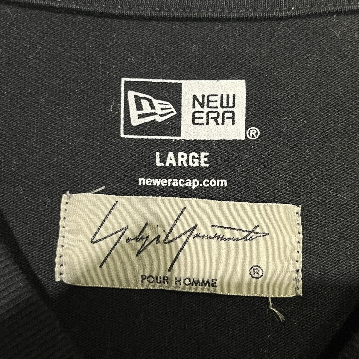 Yohji Yamamoto pour homme×New Era SS COTTON TEE YY D TシャツHN-T98-082 古着・中古-4枚目のアイテム画像