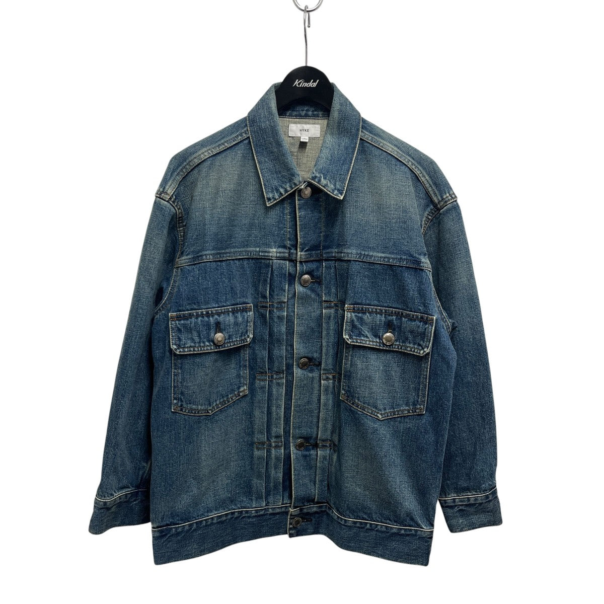 HYKE big fit デニムジャケット 古着・中古-1枚目のアイテム画像