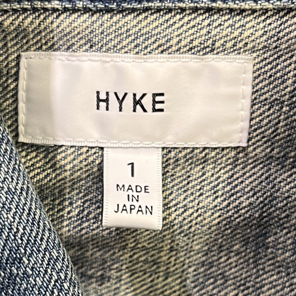 HYKE big fit デニムジャケット 古着・中古-7枚目のアイテム画像