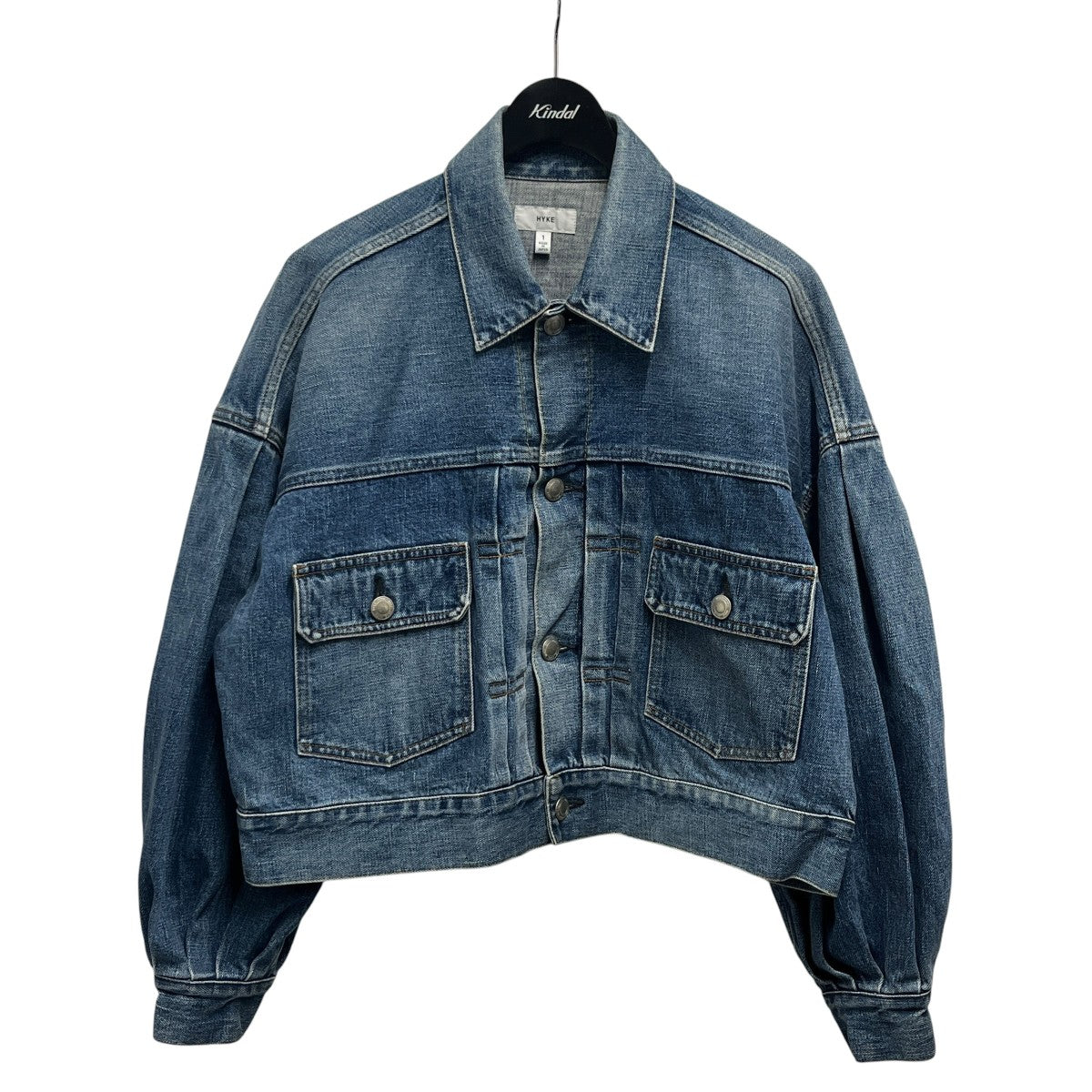 HYKE BALLOON SLEEVE DENIM JACKET TYPE2 古着・中古-1枚目のアイテム画像