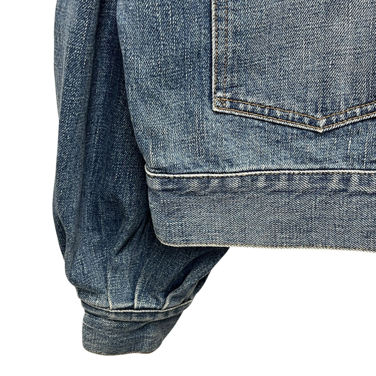 HYKE BALLOON SLEEVE DENIM JACKET TYPE2 古着・中古-3枚目のアイテム画像