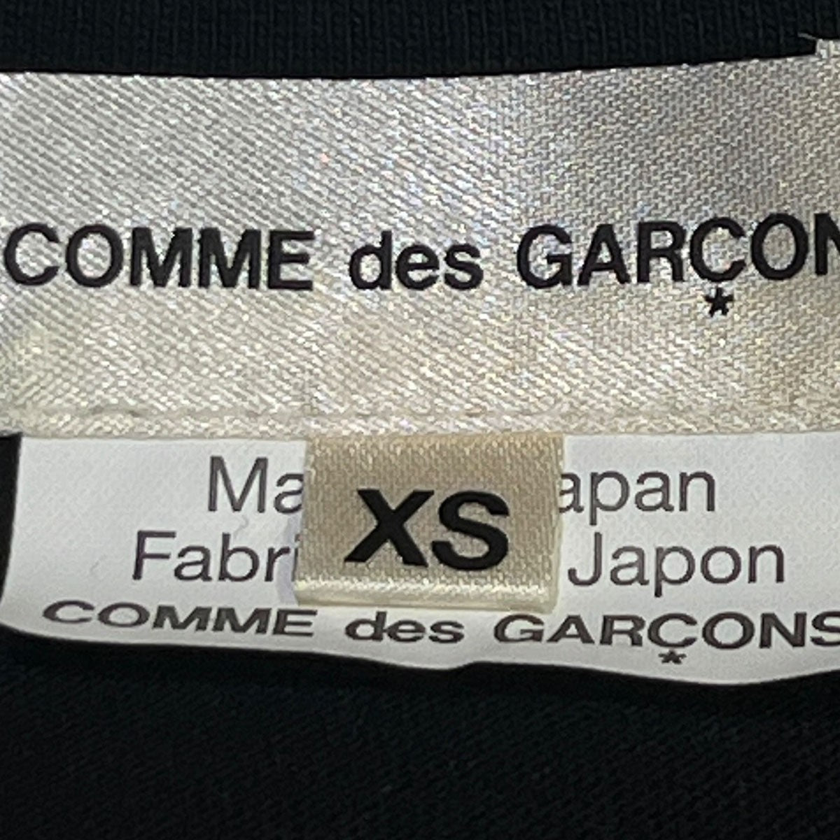 COMME des GARCONS レースアップリボンTシャツGQ-T045 古着・中古-4枚目のアイテム画像