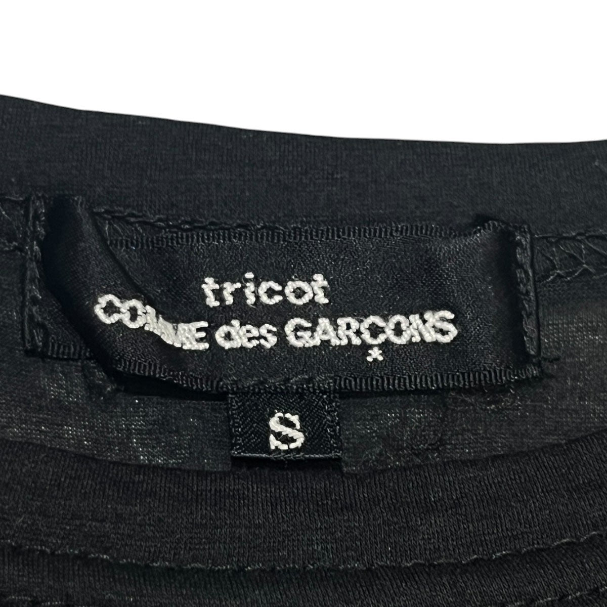 tricot COMME des GARCONS フラワーモチーフTシャツTO-T049 古着・中古-3枚目のアイテム画像
