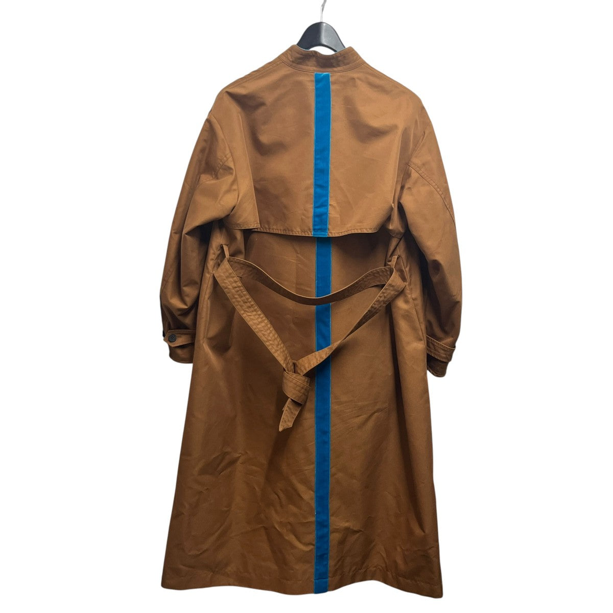 THOMAS MAGPIE back line coat BROWN×TURQUOISE2213205