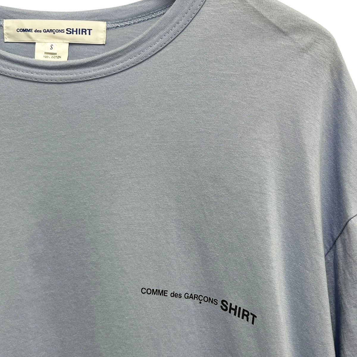 COMME des GARCONS SHIRT 25SSWIDE MODEL logoTシャツ 古着・中古-3枚目のアイテム画像
