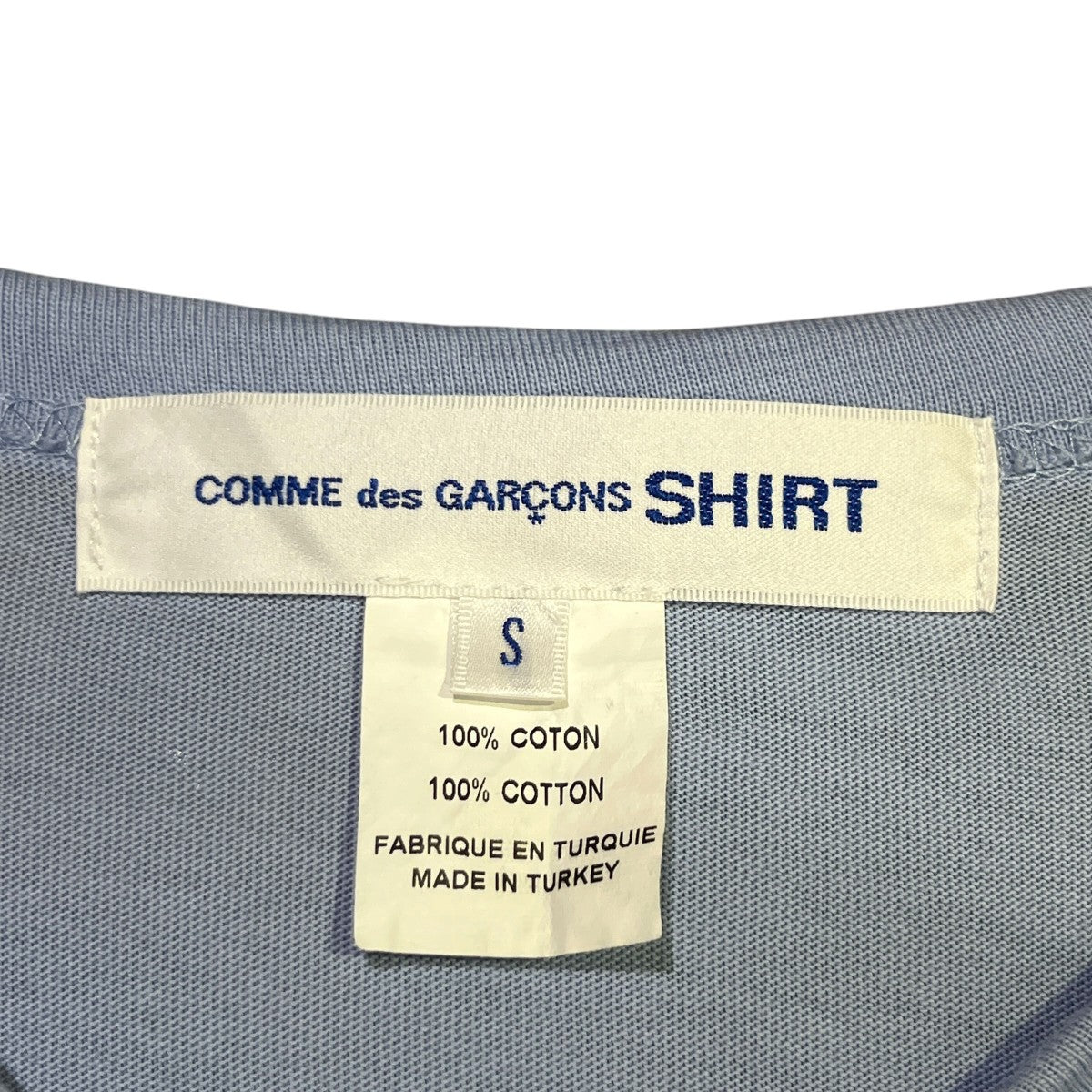 COMME des GARCONS SHIRT 25SSWIDE MODEL logoTシャツ 古着・中古-5枚目のアイテム画像