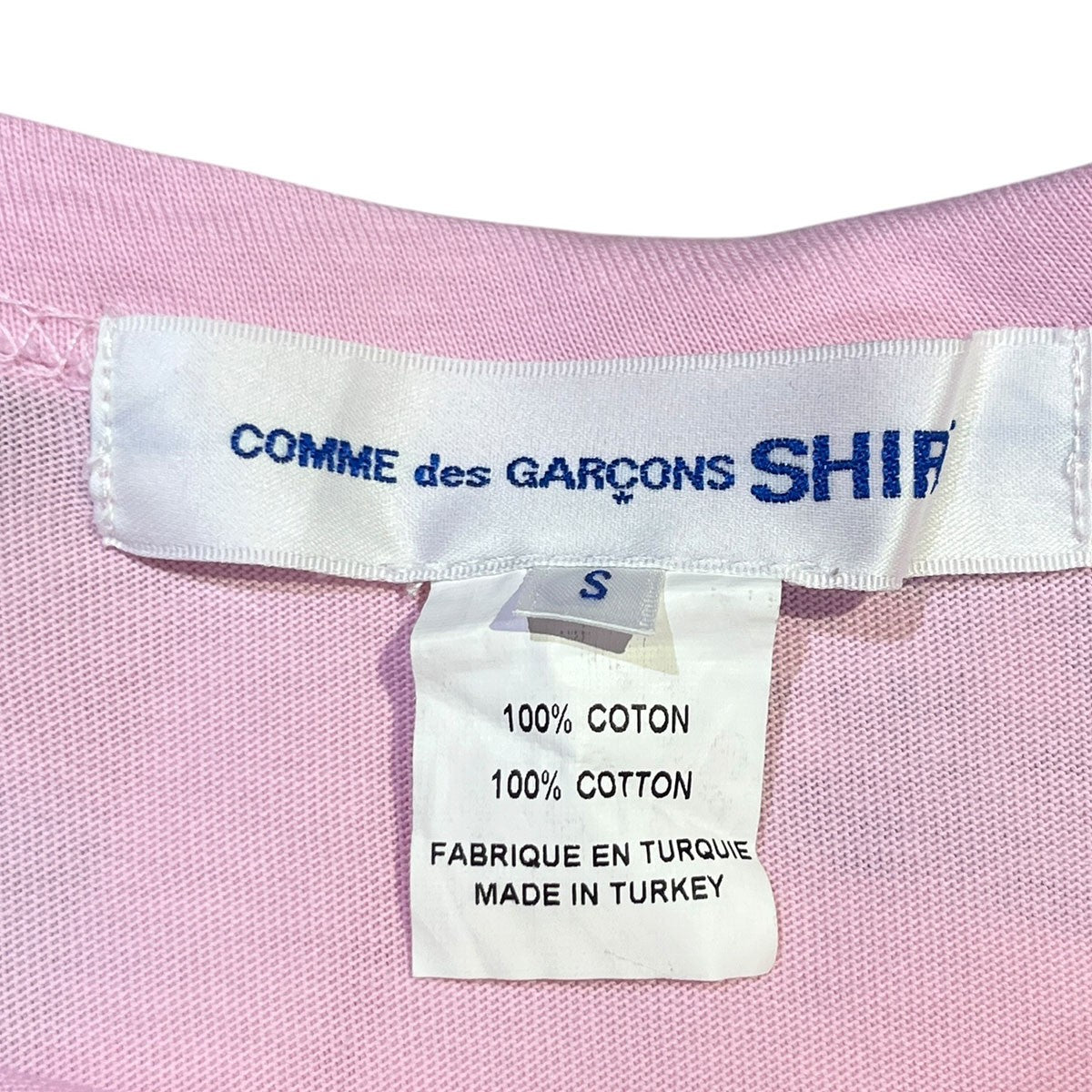 COMME des GARCONS SHIRT 25SSWIDE MODEL logoTシャツ 古着・中古-5枚目のアイテム画像