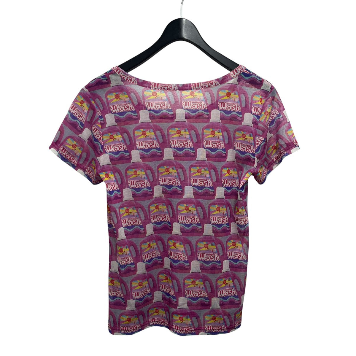 WASH柄プリーツTシャツPP84-JK752