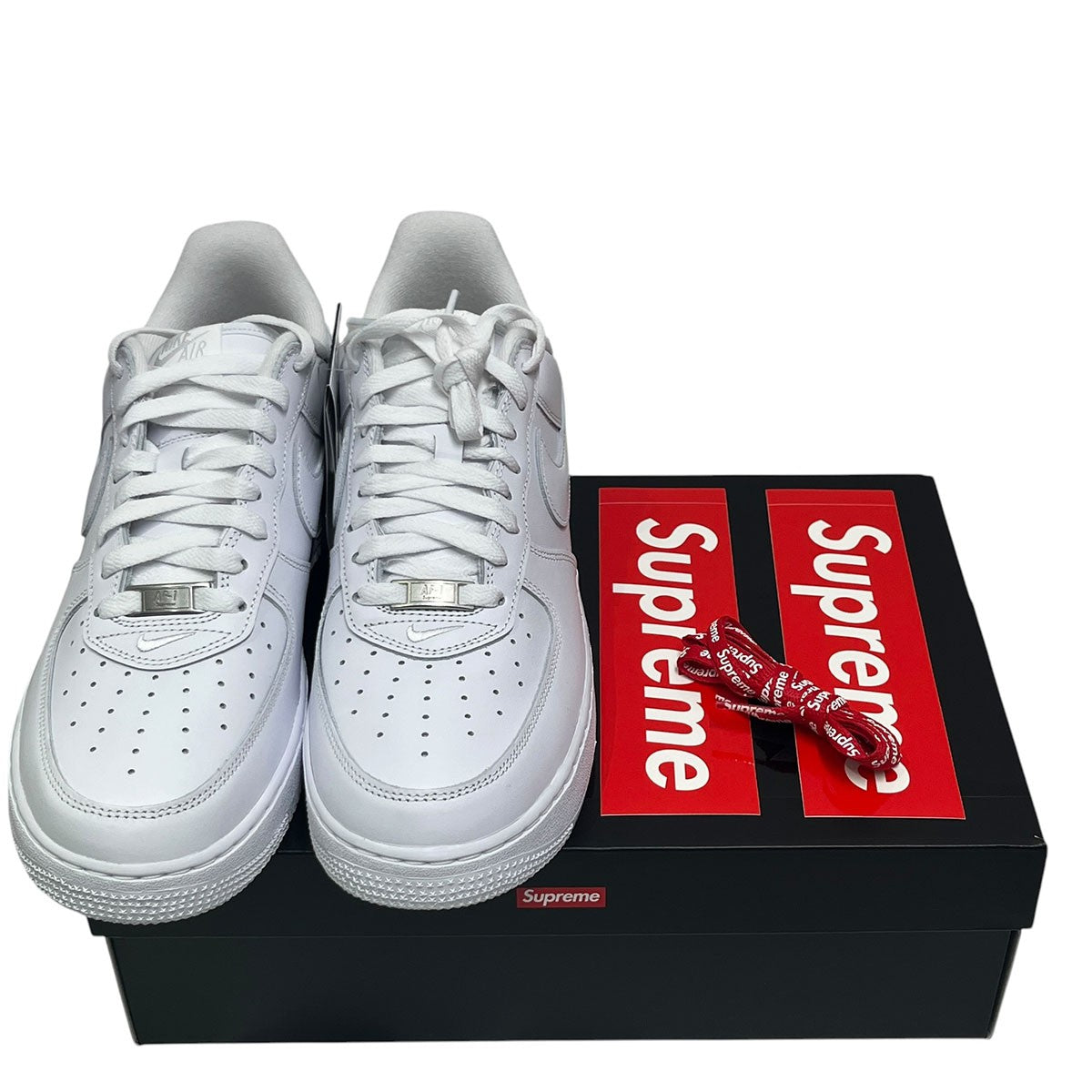 NIKE×Supreme NIKE AIR FORCE 1 LOW スニーカーCU9225-100 古着・中古-8枚目のアイテム画像