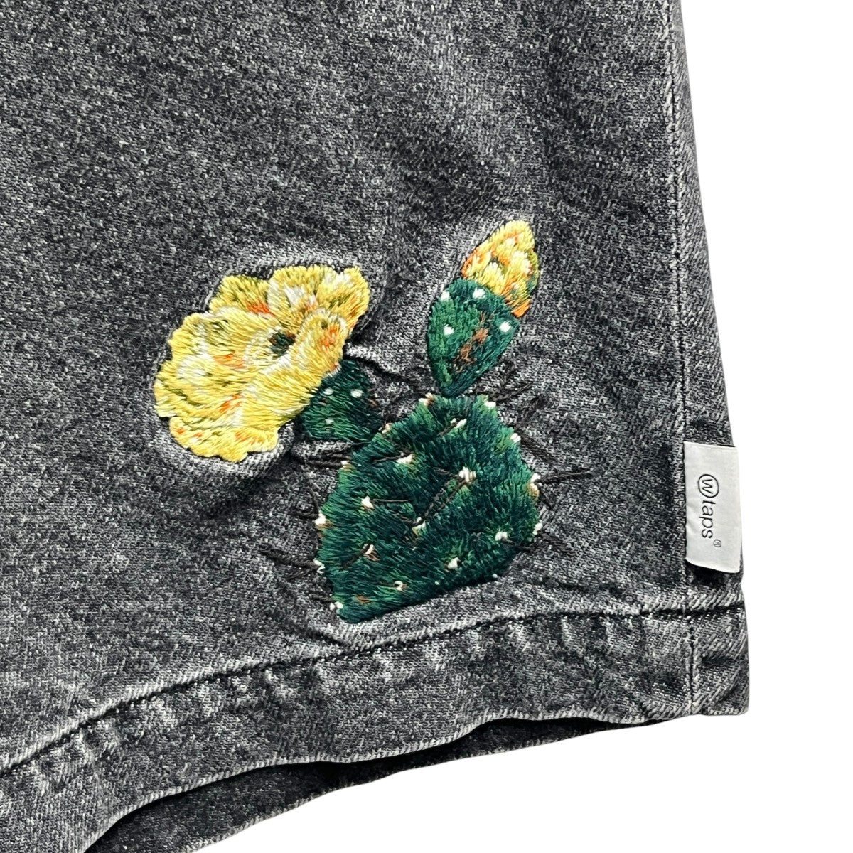 刺繍デニムショートパンツ241WVDT-PTM07