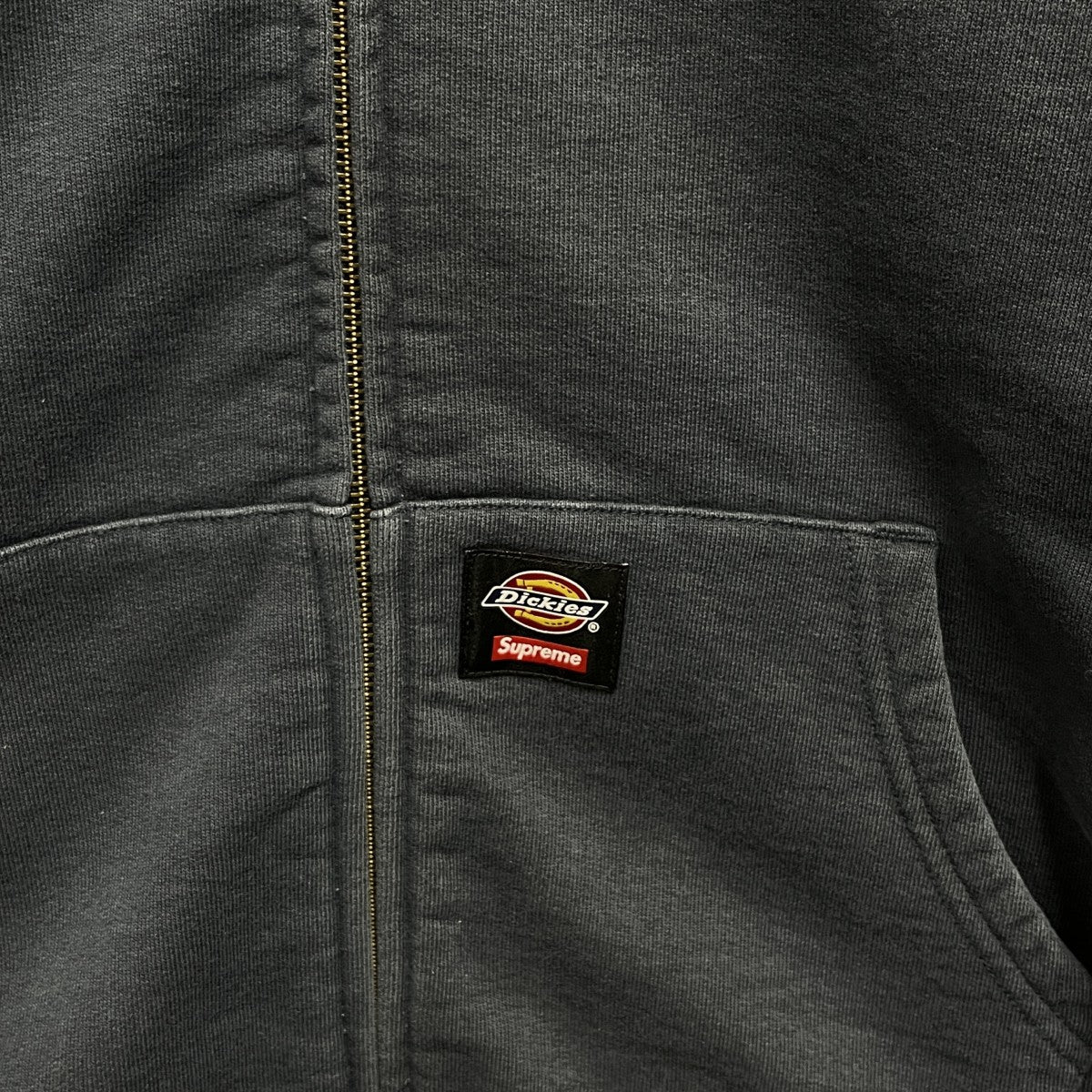 Quilted Lined Zip Up Hooded Sweatshirt