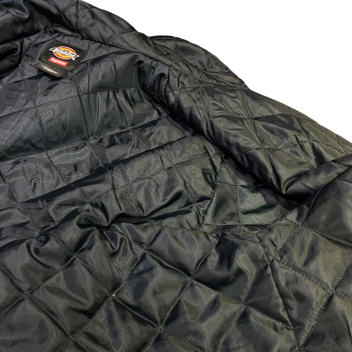 Quilted Lined Zip Up Hooded Sweatshirt