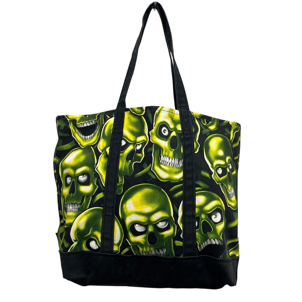 18SSSkull pile Denim Tote バッグ
