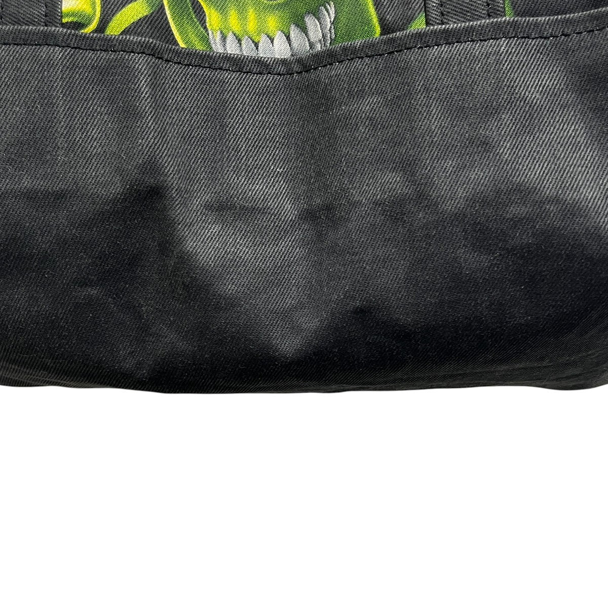 18SSSkull pile Denim Tote バッグ