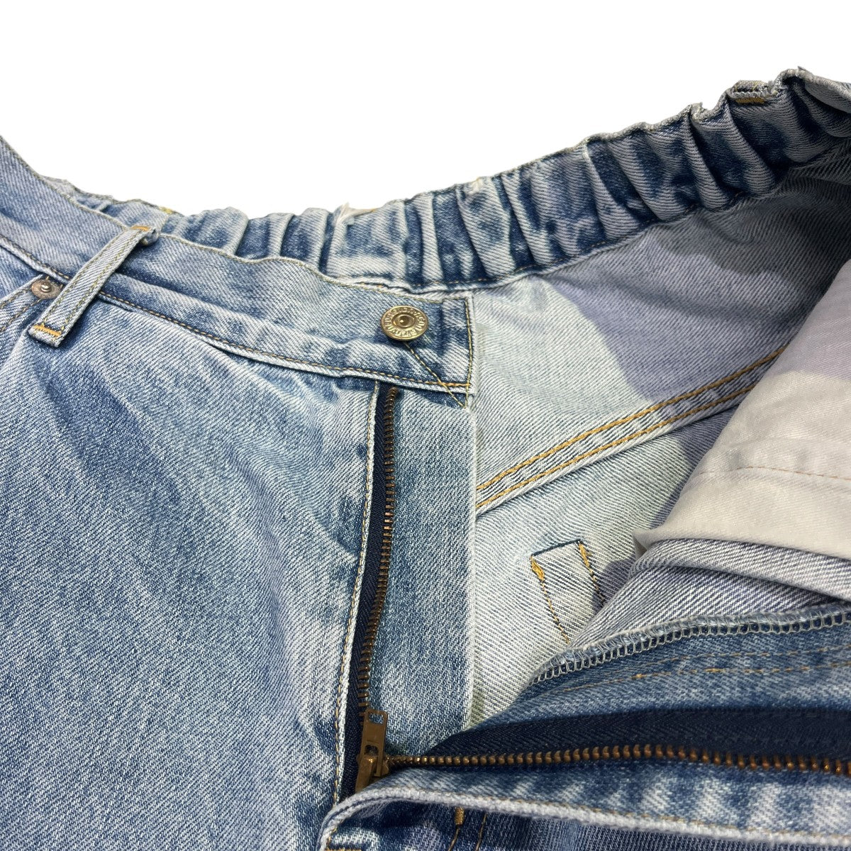 WIDE DENIM SLACKSN1519