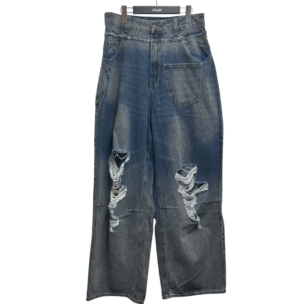 Jaded London DOUBLE WAISTBAND COLOSSUS デニムパンツ 古着・中古-1枚目のアイテム画像