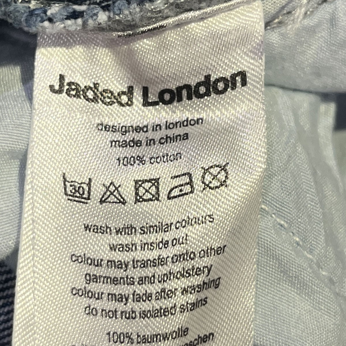 Jaded London DOUBLE WAISTBAND COLOSSUS デニムパンツ 古着・中古-6枚目のアイテム画像