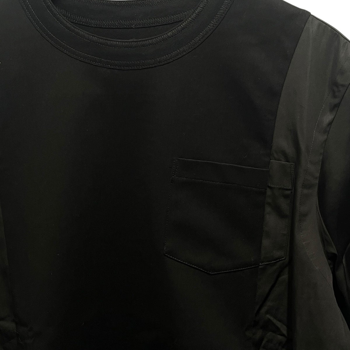 Poplin x Cotton Jersey T-Shirt25-03783M