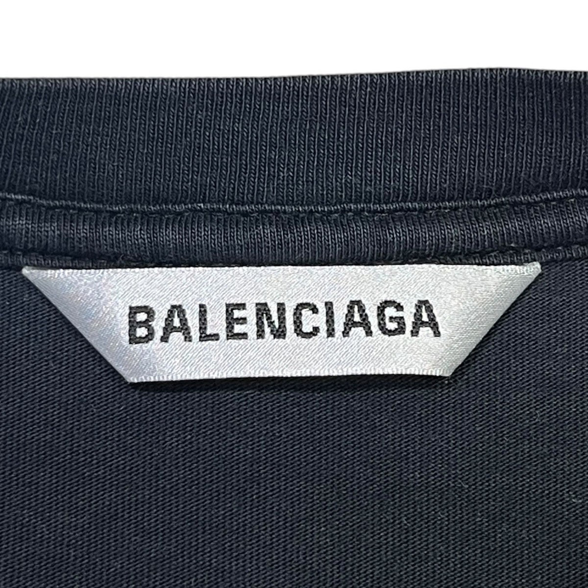 BALENCIAGA ロゴクルーネックTシャツ613969 古着・中古-5枚目のアイテム画像