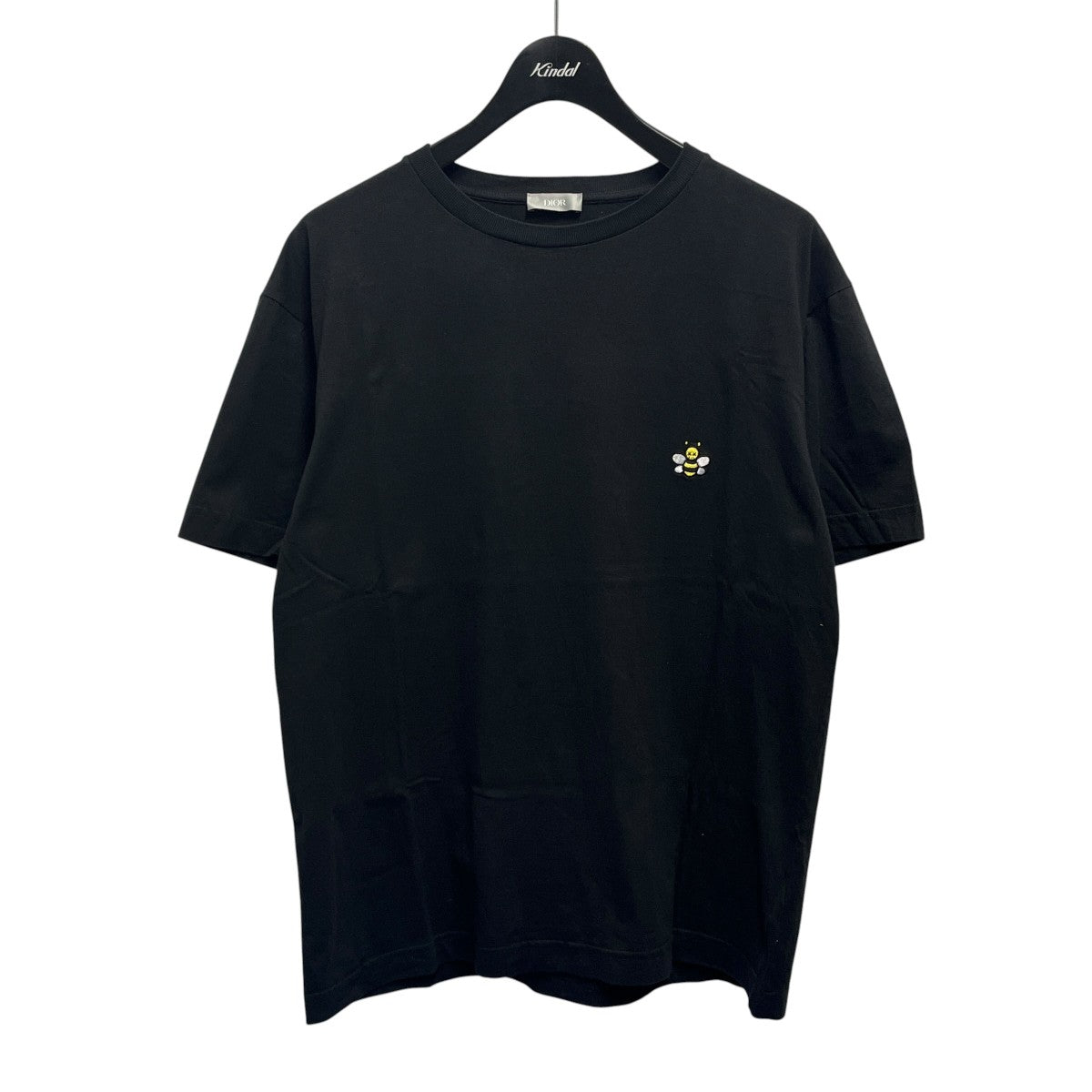 Dior Homme×KAWS BEE刺繍 クルーネックTシャツ923J611W6041 古着・中古-1枚目のアイテム画像