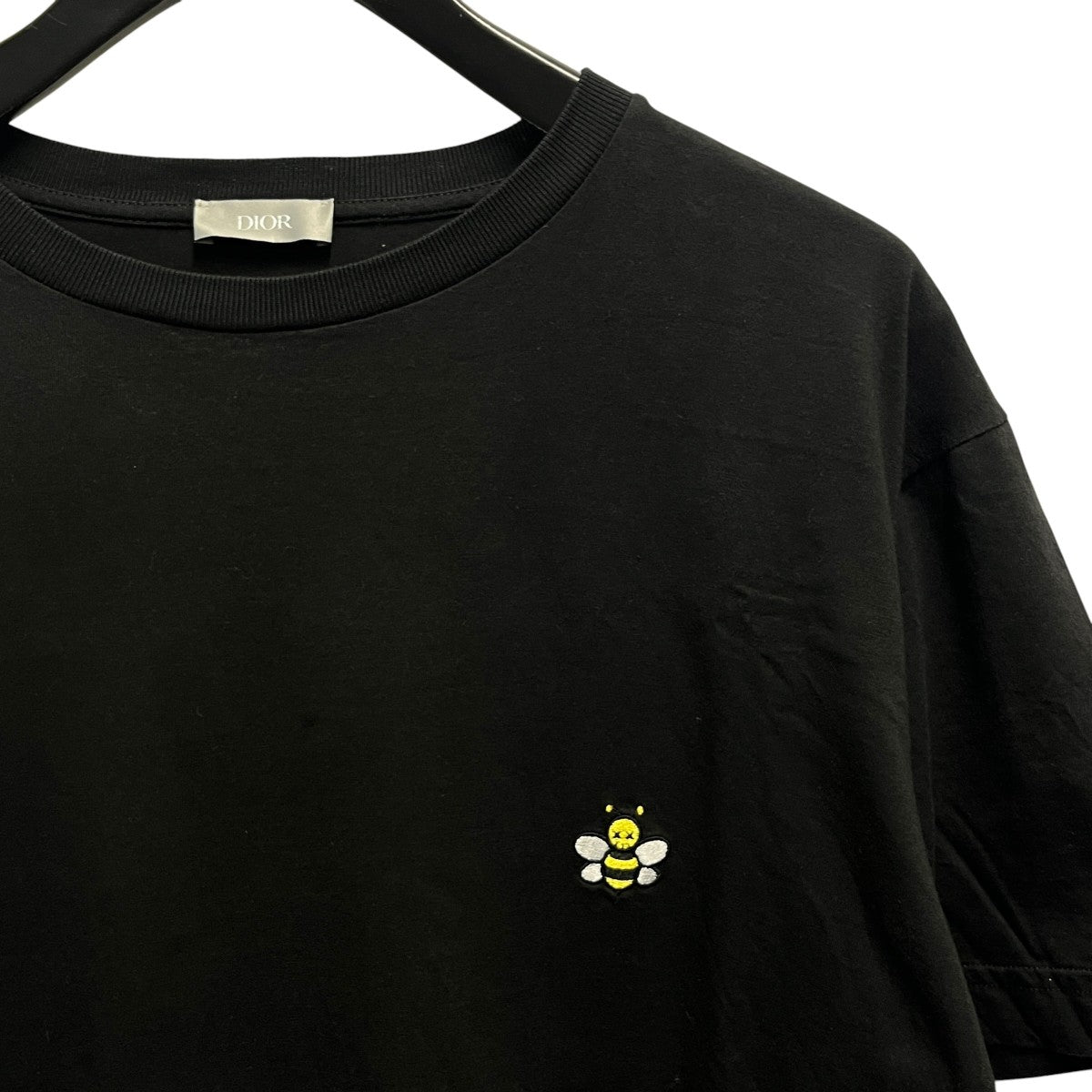 Dior Homme×KAWS BEE刺繍 クルーネックTシャツ923J611W6041 古着・中古-3枚目のアイテム画像