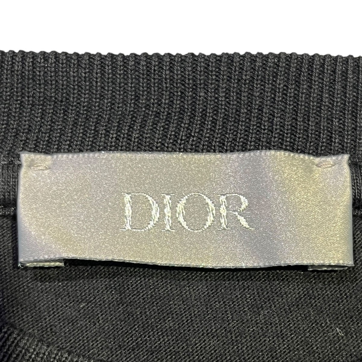 Dior Homme×KAWS BEE刺繍 クルーネックTシャツ923J611W6041 古着・中古-4枚目のアイテム画像