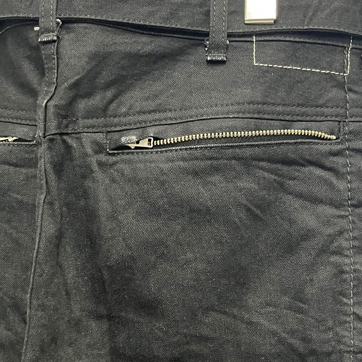 sacai ベルテッドデニムパンツ22-02721M 古着・中古-5枚目のアイテム画像