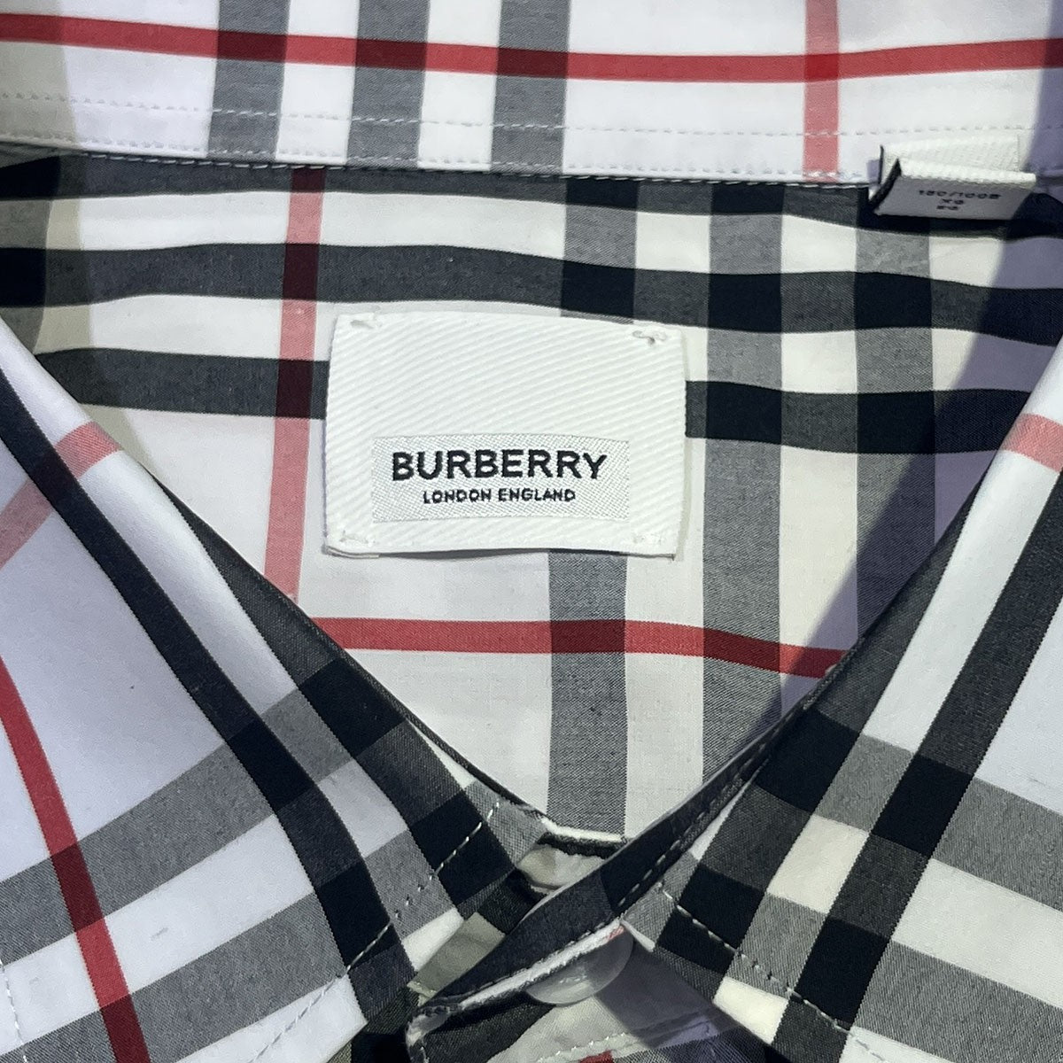 BURBERRY リカルドティッシ期ノバチェックシャツ4549275 古着・中古-8枚目のアイテム画像
