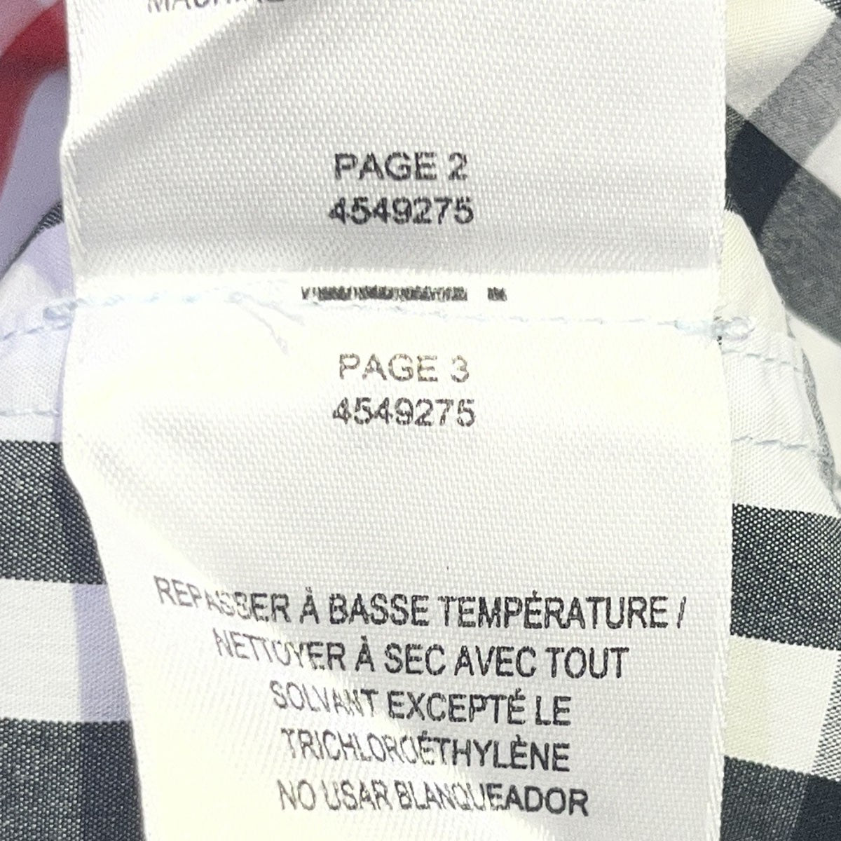 BURBERRY リカルドティッシ期ノバチェックシャツ4549275 古着・中古-9枚目のアイテム画像