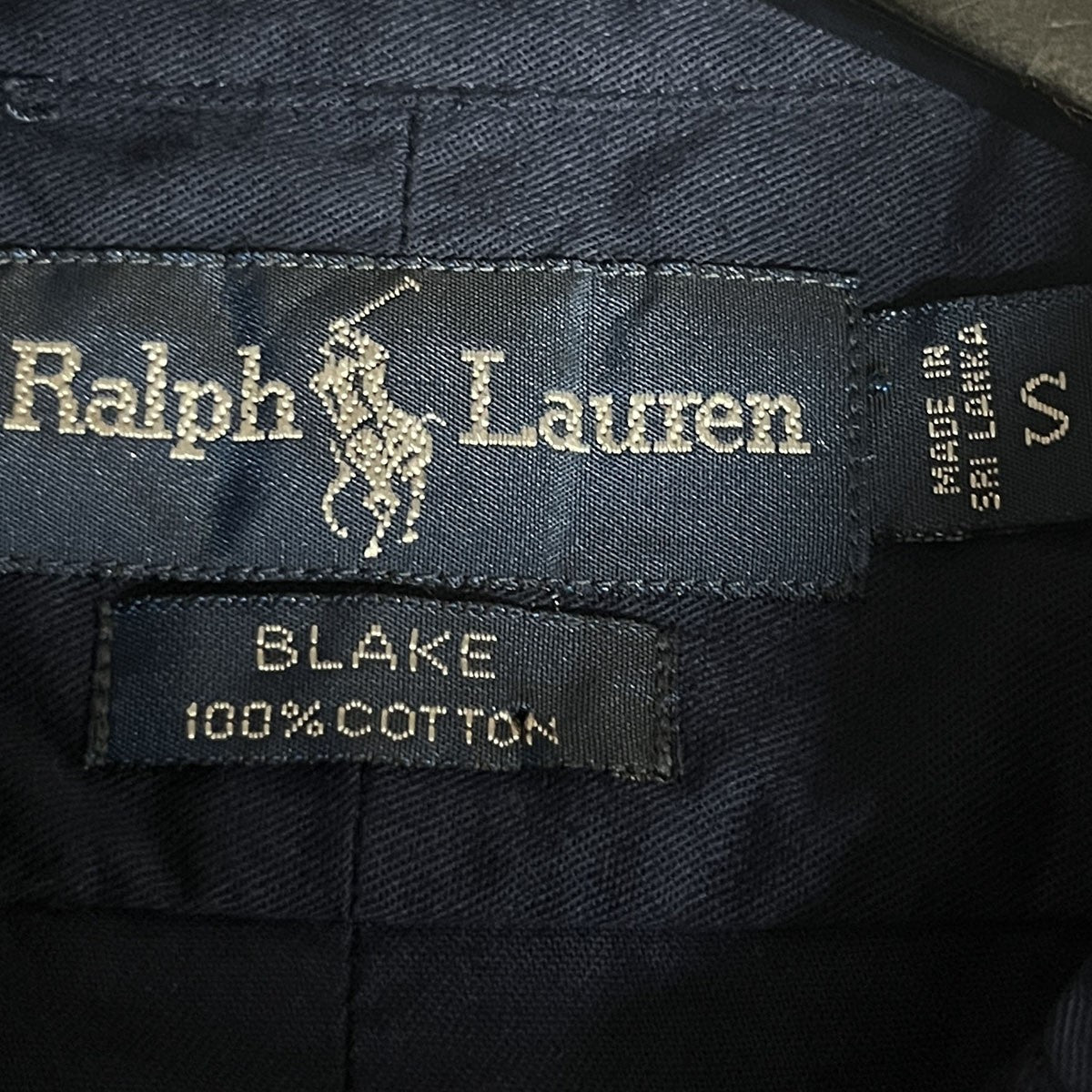 RALPH LAUREN BLAKE BDポニー刺繍シャツ 古着・中古-5枚目のアイテム画像