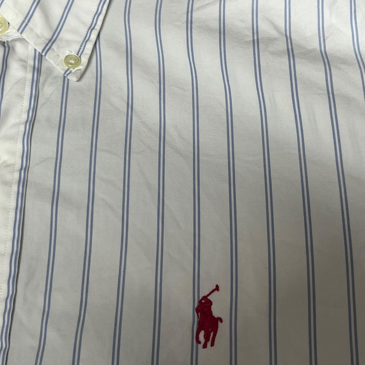 RALPH LAUREN ストライプポニー刺繍シャツ長袖シャツ 古着・中古-4枚目のアイテム画像