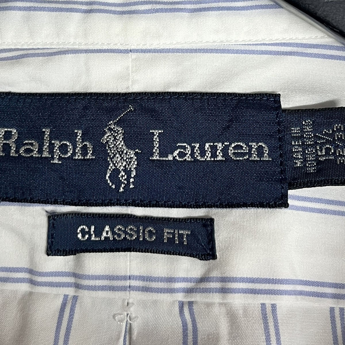 RALPH LAUREN ストライプポニー刺繍シャツ長袖シャツ 古着・中古-5枚目のアイテム画像