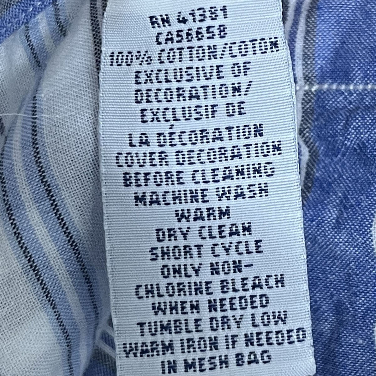 RALPH LAUREN ポニー刺繍チェックBDシャツ 古着・中古-4枚目のアイテム画像