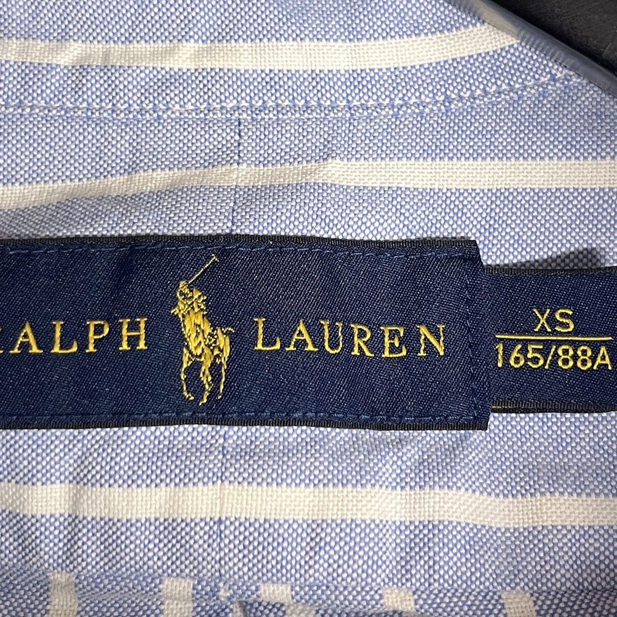 RALPH LAUREN(ラルフローレン) ポニー刺繍ストライプBDシャツ ブルー