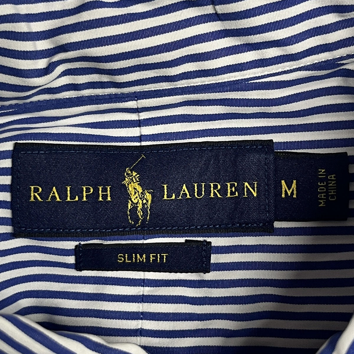 RALPH LAUREN ストライプポニー刺繍シャツ長袖シャツ 古着・中古-4枚目のアイテム画像