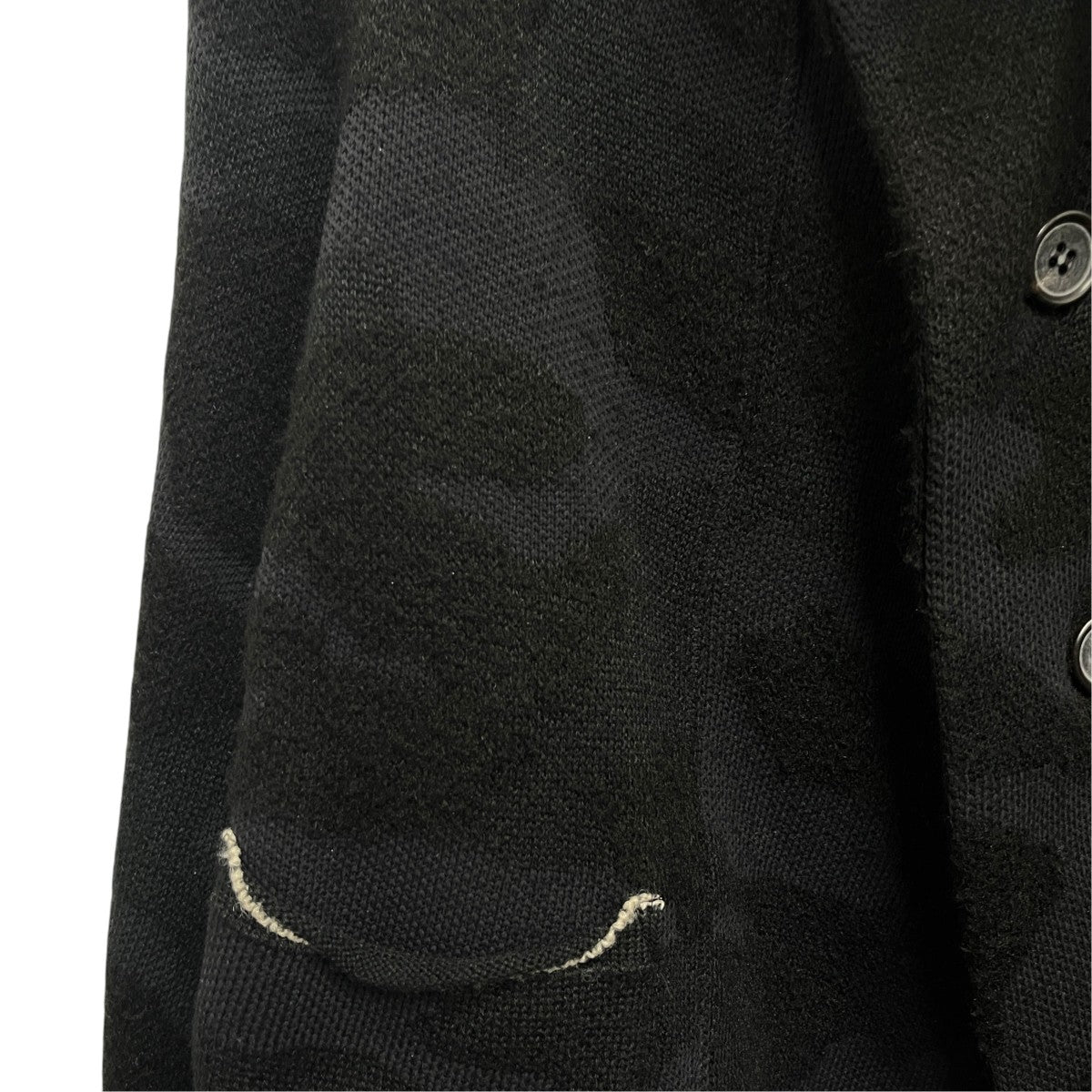 CAMOUFLAGE JACQUARD 3 BUTTONS SHORT CARDIGANYX-K19-582