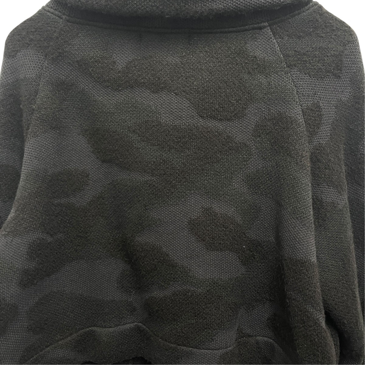 CAMOUFLAGE JACQUARD 3 BUTTONS SHORT CARDIGANYX-K19-582