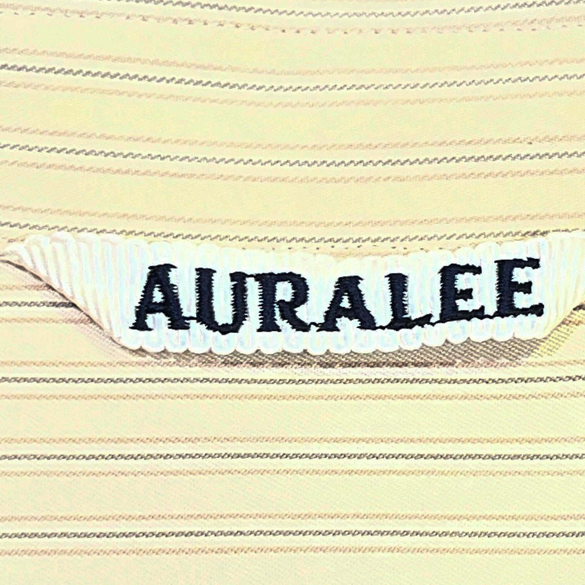 AURALEE WASHED FINX TWILL BIG SHIRTS ストライプシャツA8SS06TN 古着・中古-3枚目のアイテム画像