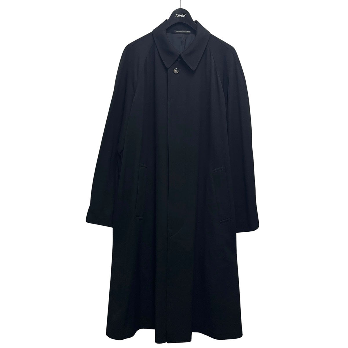 Yohji Yamamoto COSTUME D’HOMME ウールギャバステンカラーロングコートHN-C80-150 古着・中古-1枚目のアイテム画像