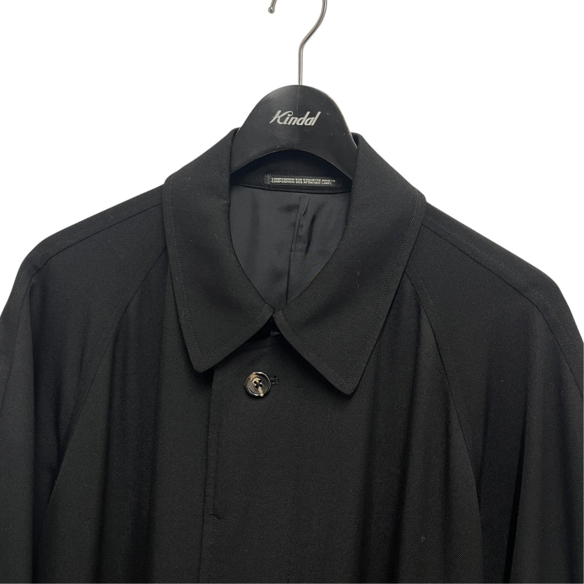 Yohji Yamamoto COSTUME D’HOMME ウールギャバステンカラーロングコートHN-C80-150 古着・中古-6枚目のアイテム画像